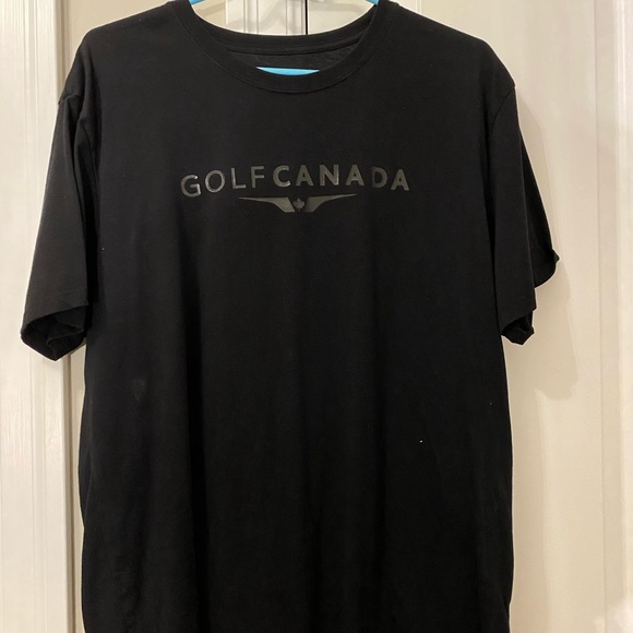 Men’s Golf Canada Black T-Shirt SIZE:L - Picture 1 of 2